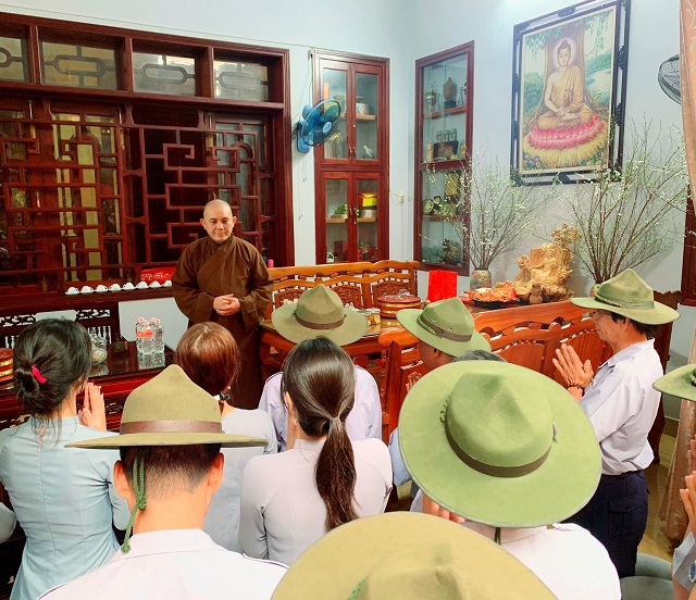 GĐPT thị xã An Nhơn vấn an chư Tôn đức tại thị xã